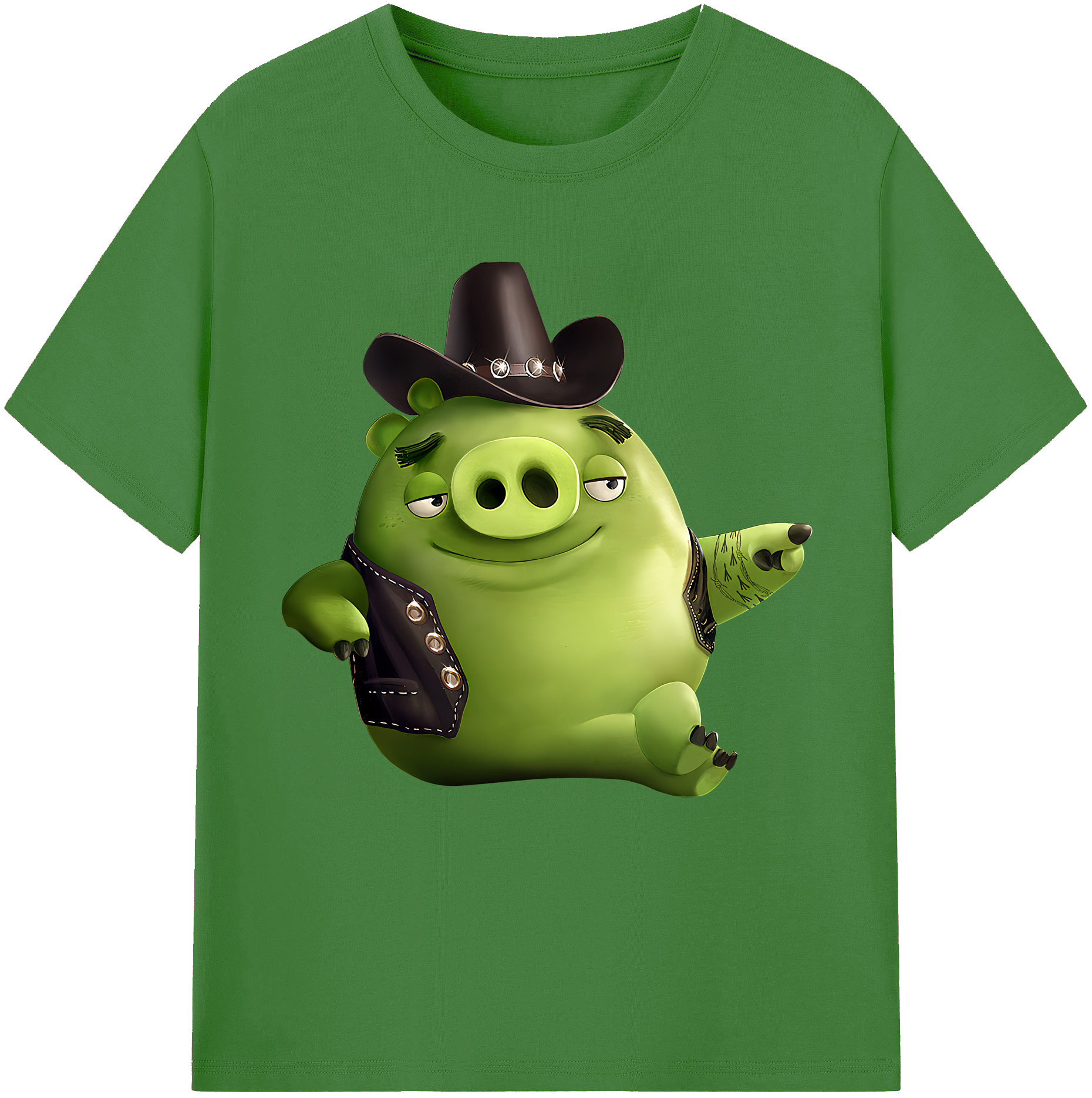 （画像用） Angry Birds アングリーバード レディースカジュアルプリントTシャツ（綿100％）